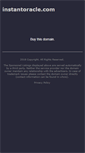 Mobile Screenshot of instantoracle.com
